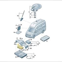 7C4063210 Volkswagen Internet Router