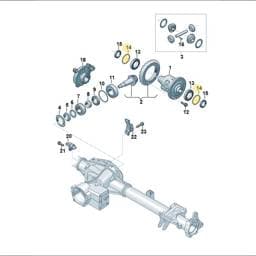 WHT009276AM Volkswagen Adjusting Washer