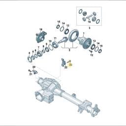 WHT011493 Volkswagen Hexagon Flange Screw