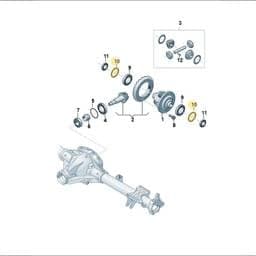 WHT011435S Volkswagen Adjusting Washer