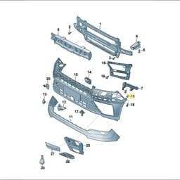 WHT005527 Volkswagen Nut