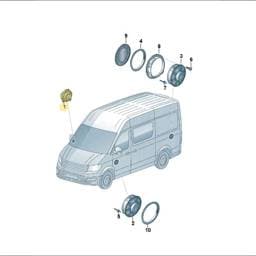 7C0035411 Volkswagen Treble Speaker