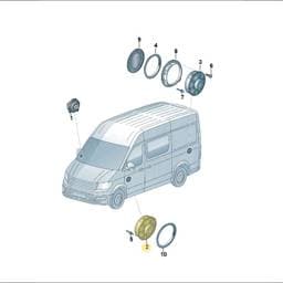 7C0035453 Volkswagen Bass Loudspeaker