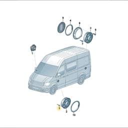 N90765701 Volkswagen Pop Rivet
