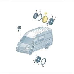 7C0868741 Volkswagen Loudspeaker Holder