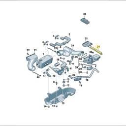 WHT008764A Volkswagen Hexagon Socket Head Collared Bolt