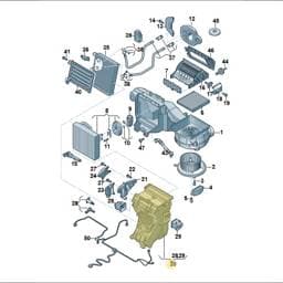8S1820353F Volkswagen Air Distribution Housing