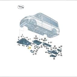 N10642104 Volkswagen Hex Collared Bolt