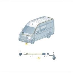 7C0998192A Volkswagen Reversing Camera Retrofit Kit