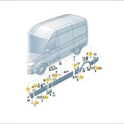 WHT008733 Volkswagen Clip