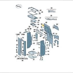 WHT011633 Volkswagen Oval Head Panel Screw