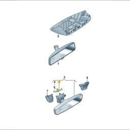 8S0857118A Volkswagen Spring Clip