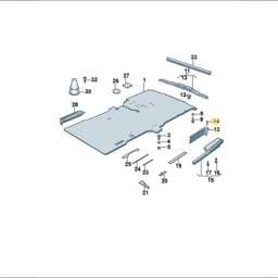 WHT008408 Volkswagen Flat Head Bolt