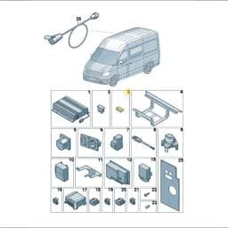 N90245502 Volkswagen U-Clip