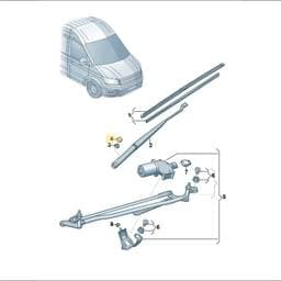 5N0955205 Volkswagen Wiper System Cap