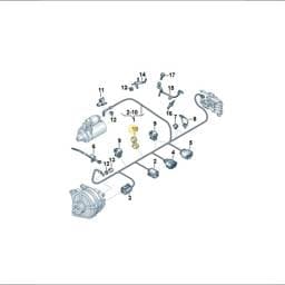 N10788801 Volkswagen Wiring Harness Bracket