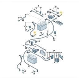 WHT007996A Volkswagen Earth Stud