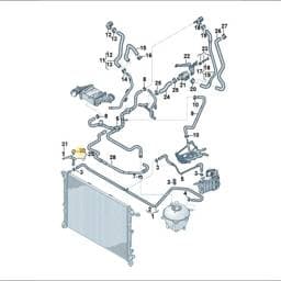N10837801 Volkswagen Hose Bracket