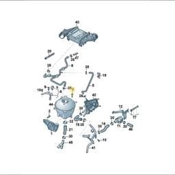 N91179601 Volkswagen Hexagon Socket Oval Head Bolt