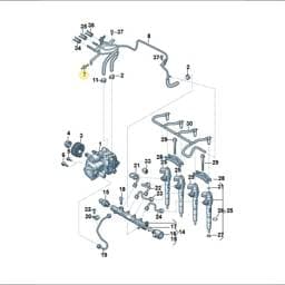 N91113301 Volkswagen Double Hexagon Screw