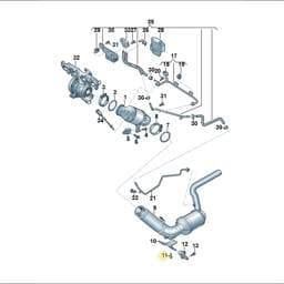 N91079301 Volkswagen Hex Collared Bolt