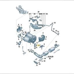 N10642101 Volkswagen Hex Collared Bolt