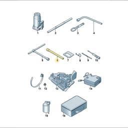7C0012163B Volkswagen Extension Pipe