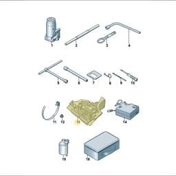7C2012113D Volkswagen Toolbox