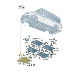 7LE825453B Volkswagen Noise Insulation