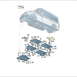 7LE825241 Volkswagen Bracket