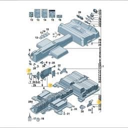 N91252401 Volkswagen Oval Hexagon Socket Head Bolt