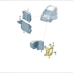 7LE035205 Volkswagen Loudspeaker Holder