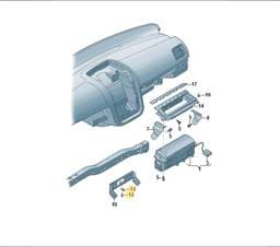 N10171105 Volkswagen Hex Collared Bolt