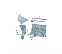 WHT000824 Volkswagen Securing Pin