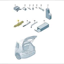 5Q0011031B Volkswagen Jack