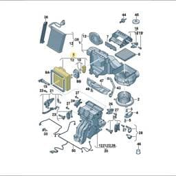 V04018002E Volkswagen Evaporator Repair Kit