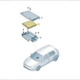 8V0919129K Volkswagen Tv Tuner