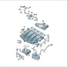 N10865901 Volkswagen Flange Screw