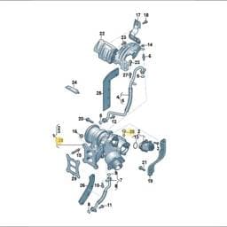 WHT008373A Volkswagen Hexagon Socket Head Bolt