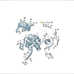 N90402503 Volkswagen Hexagon Nut