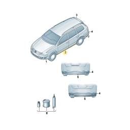 5K0071685GRU Volkswagen Inspection Cover (Gris RU)