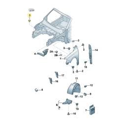 N91075602 Volkswagen Hexagon Socket Bolt