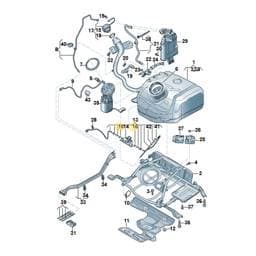 N90107203 Volkswagen Clamp