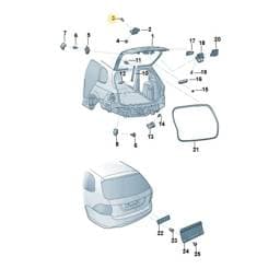 N90552103 Volkswagen Hexagon Bolt