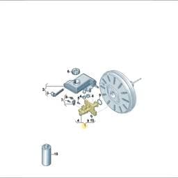 8V1611021 Volkswagen Bracket