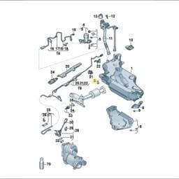 N91103802 Volkswagen Hex Collared Bolt