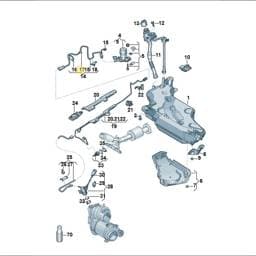 N10845501 Volkswagen Bracket