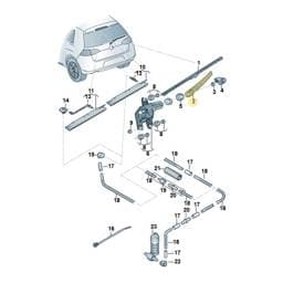 5GM955707 Volkswagen Wiper Arm