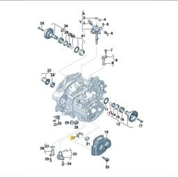 WHT005252 Volkswagen Retaining Clip