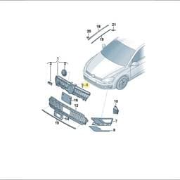 N90970702 Volkswagen Speed Nut